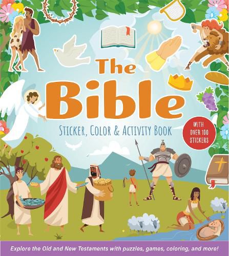 Cover image for The Bible Sticker, Color & Activity Book