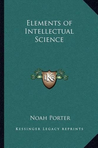 Elements of Intellectual Science