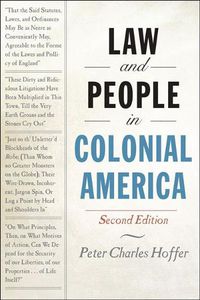 Cover image for Law and People in Colonial America