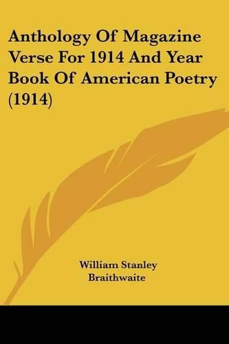 Cover image for Anthology of Magazine Verse for 1914 and Year Book of American Poetry (1914)