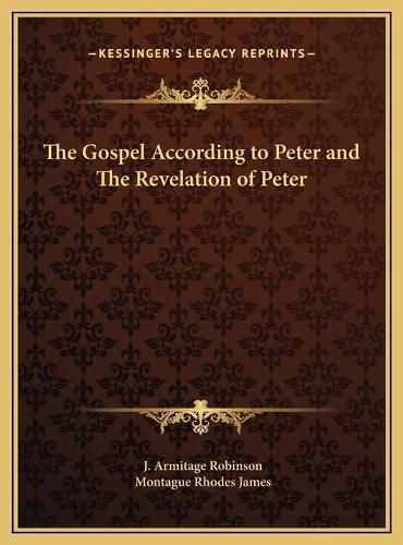 Cover image for The Gospel According to Peter and the Revelation of Peter