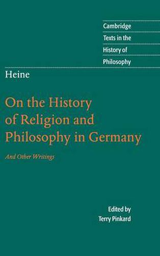 Heine: 'On the History of Religion and Philosophy in Germany