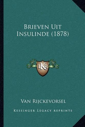 Cover image for Brieven Uit Insulinde (1878)