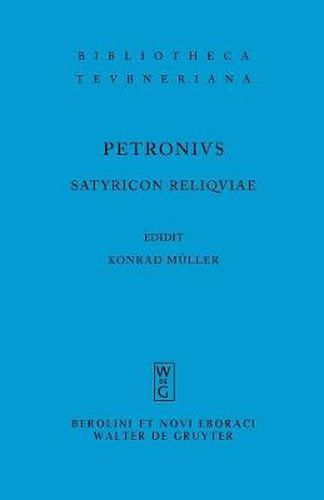 Cover image for Satyricon reliquiae