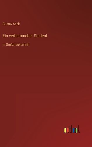 Cover image for Ein verbummelter Student