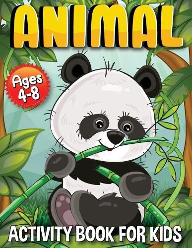 Cover image for Animal Activity Book for Kids