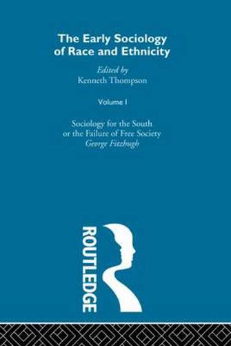 Cover image for The Early Sociology of Race & Ethnicity Vol 1