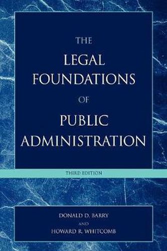 Cover image for The Legal Foundations of Public Administration