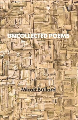 Cover image for Uncollected Poems