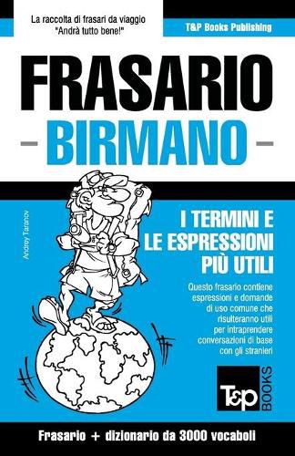 Cover image for Frasario - Birmano - I termini e le espressioni piu utili: Frasario e dizionario da 3000 vocaboli