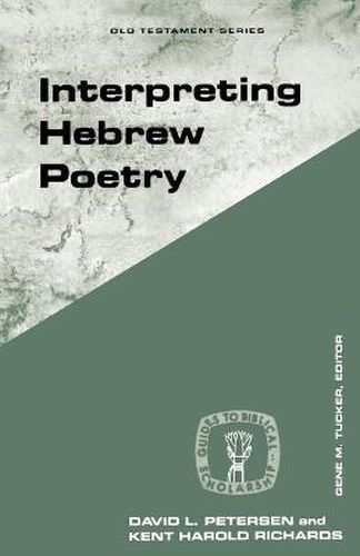 Cover image for Interpreting Hebrew Poetry