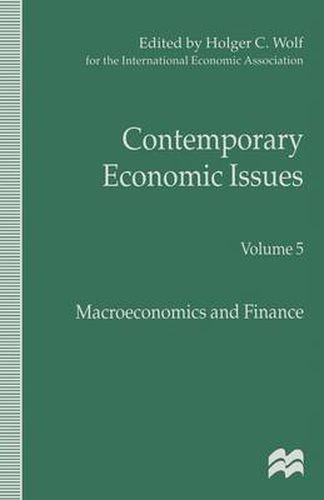 Cover image for Contemporary Economic Issues: Macroeconomics and Finance