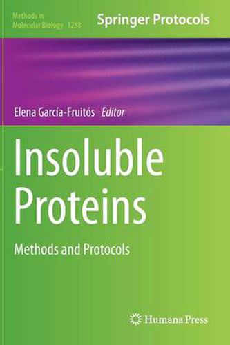 Cover image for Insoluble Proteins: Methods and Protocols