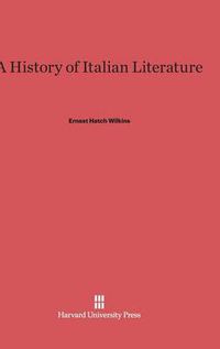 Cover image for A History of Italian Literature