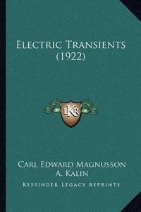 Cover image for Electric Transients (1922)