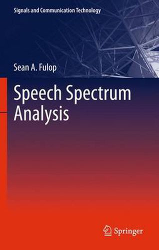 Cover image for Speech Spectrum Analysis