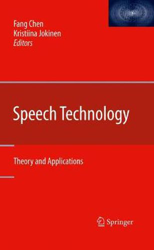 Cover image for Speech Technology: Theory and Applications