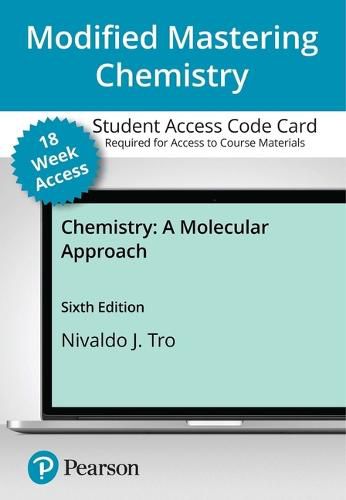 Cover image for Modified Mastering Chemistry with Pearson eText -- Access Card -- for Chemistry: A Molecular Approach