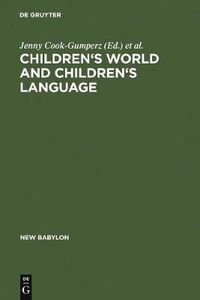 Cover image for Children's Worlds and Children's Language