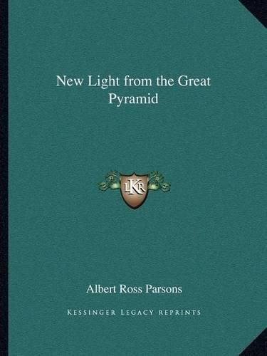 Cover image for New Light from the Great Pyramid