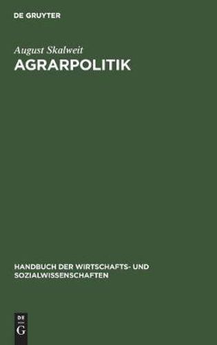Cover image for Agrarpolitik