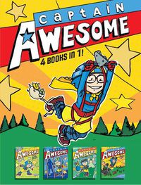 Cover image for Captain Awesome 4 Books in 1! No. 3: Captain Awesome and the Missing Elephants; Captain Awesome vs. the Evil Babysitter; Captain Awesome Gets a Hole-in-One; Captain Awesome Goes to Superhero Camp