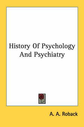 History of Psychology and Psychiatry