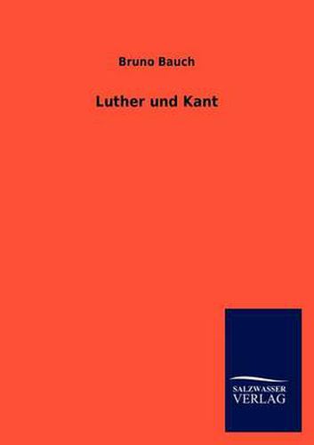 Cover image for Luther und Kant