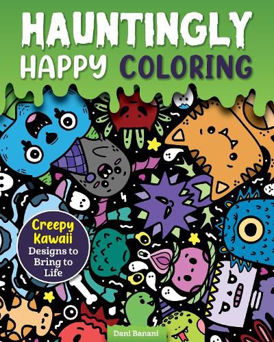 Cover image for Hauntingly Happy Coloring