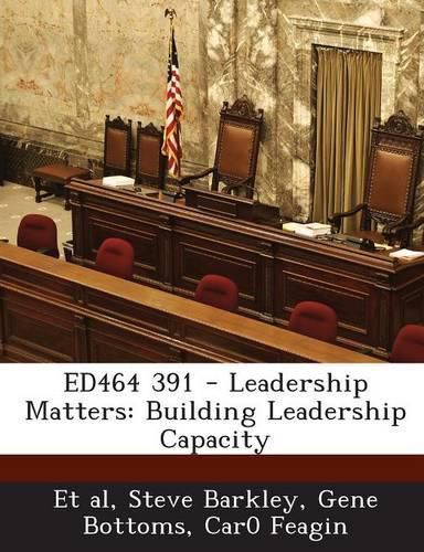 Cover image for Ed464 391 - Leadership Matters