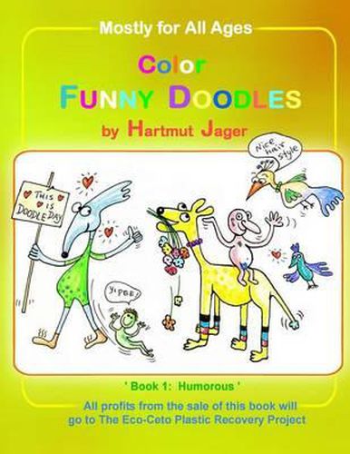Cover image for Color Funny Doodles - Book 1 Humorous