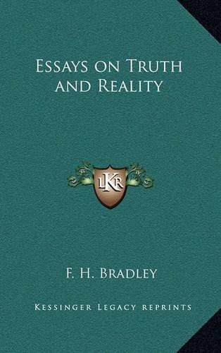 Cover image for Essays on Truth and Reality