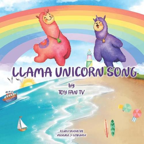 Cover image for Llama Unicorn Song: A sparkly and rainbowy llamacorn song