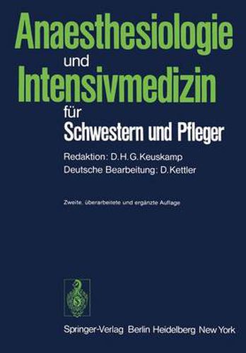 Cover image for Anaesthesiologie und Intensivmedizin fur Schwestern und Pfleger