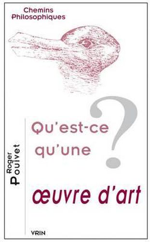 Cover image for Qu'est-Ce Qu'une Oeuvre d'Art?