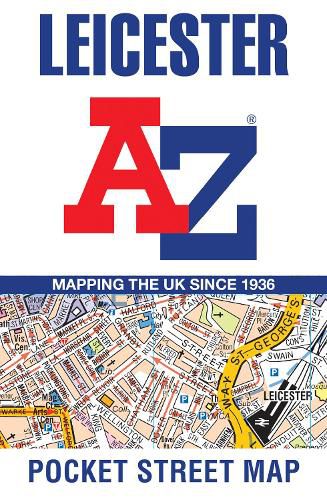 Cover image for Leicester A-Z Pocket Street Map