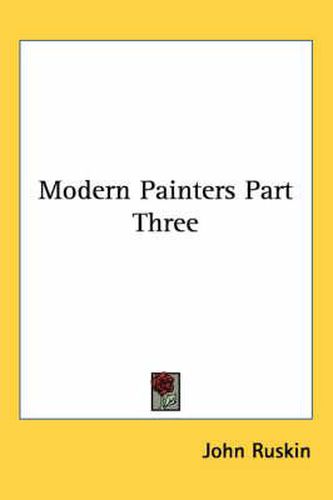 Cover image for Modern Painters Part Three