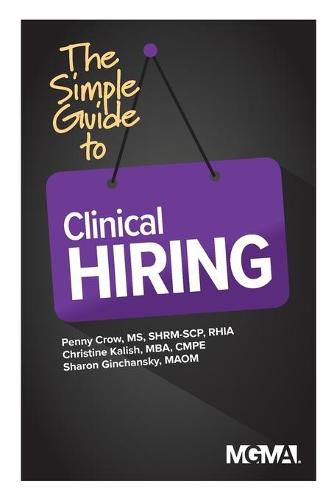 Cover image for The Simple Guide to Clinical Hiring