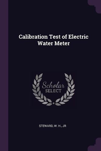 Cover image for Calibration Test of Electric Water Meter