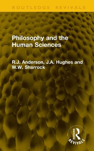 Cover image for Philosophy and the Human Sciences