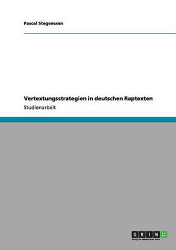 Cover image for Vertextungsstrategien in deutschen Raptexten