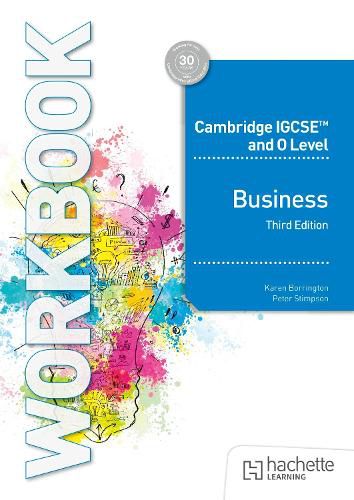 Cover image for Cambridge IGCSE and O Level Business Workbook Third Edition
