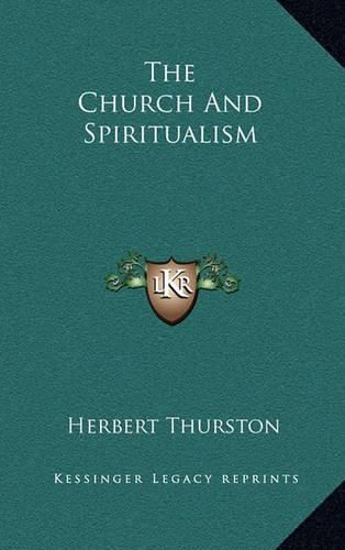 Cover image for The Church and Spiritualism