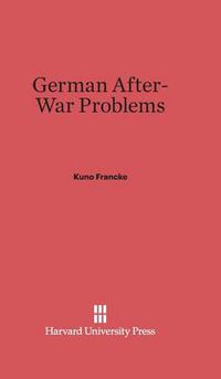 Cover image for German After-War Problems