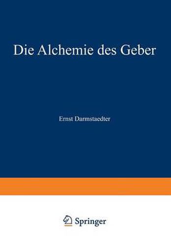 Cover image for Die Alchemie Des Geber