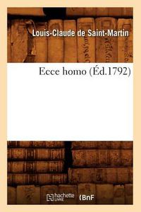 Cover image for Ecce Homo (Ed.1792)