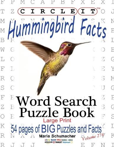 Circle It, Hummingbird Facts, Word Search, Puzzle Book