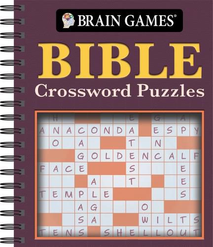 Cover image for Brain Games - Bible Crossword Puzzles