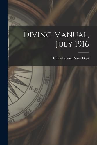 Cover image for Diving Manual, July 1916