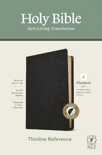 Cover image for NLT Thinline Reference Bible, Filament Enabled Edition (Red